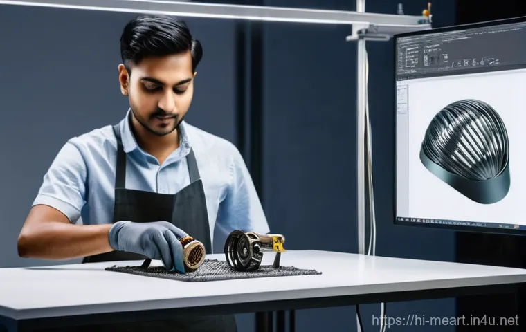 금속공예 CAD 설계법 - **Prompt 2: Flawless Precision: A Modern Indian Gemstone Ring**
    "A stunning, highly detailed clo...